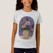 T-Shirt Lilac Bloom Jar (Devant)