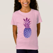 T-Shirt Lilac et ananas rose (Devant)
