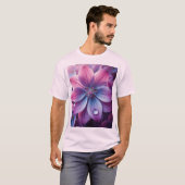 T-shirt Lilac Floral violet et rose (Devant entier)