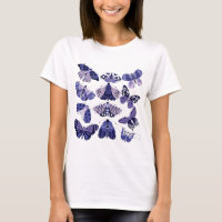 T-shirt Lilac Purple Moth et Papillon