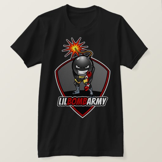 T-shirt LilBombArmy Ali Pose T Shirt Black (Design devant)
