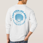 T-shirt L'île de Captiva (coquillage) (Dos)