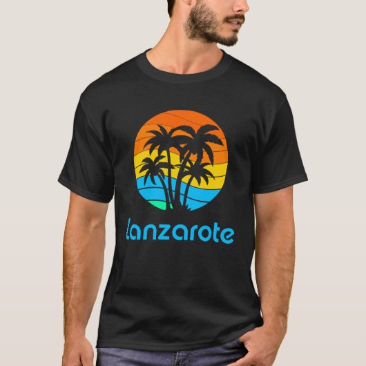 T-shirt L'île de Lanzarote (Devant)