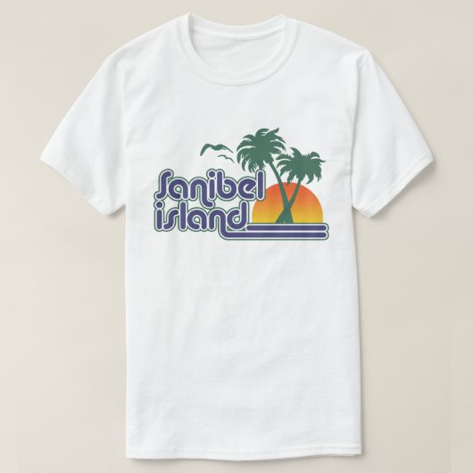 T-shirt L'île de Sanibel (Design devant)