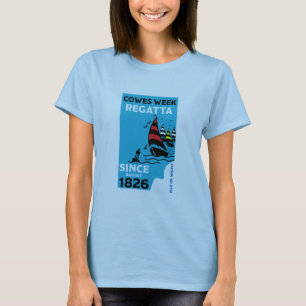 T-shirt L'Île Des Cowes De White Yacht Regatta
