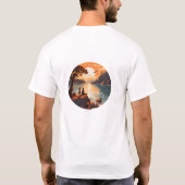 T-shirt L'île d'horreur avec dessin animé (Dos)