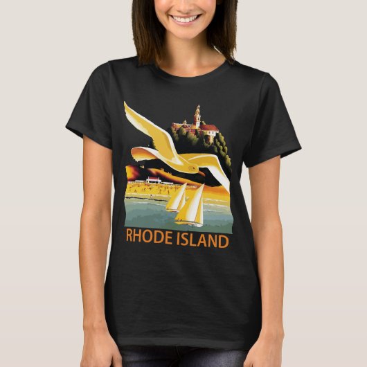 T-shirt L'île Rhode (Devant)