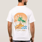 T-shirt L'île tranquille (Dos)