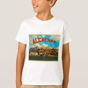 T-shirt L'île vintage d'Alcatraz