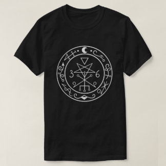 T-shirt Lilith sigil. Phoque de déesse de la lune noire