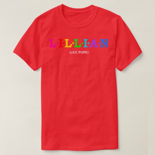 T-shirt Lillian Lily Pure (Design devant)