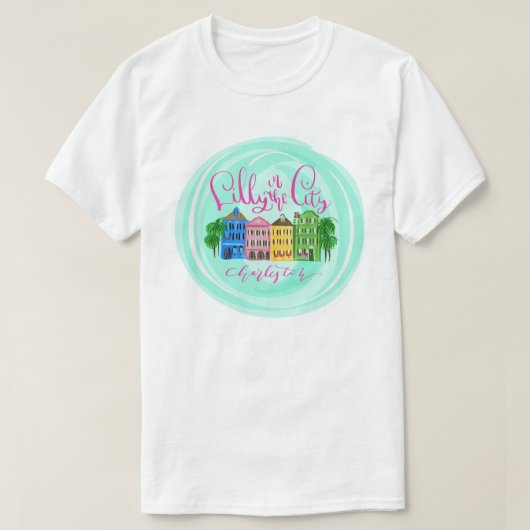 T-shirt Lilly in the City - Charleston (Design devant)
