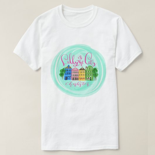 T-shirt Lilly in the City - Charleston (Design devant)