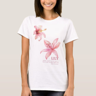 T-shirt Lily brille