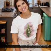 T-shirt Lily de la Vallée du Bonheur Style aquarelle