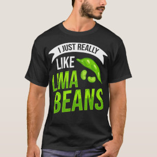 T-shirt Lima Beans Plant Growing Planting 