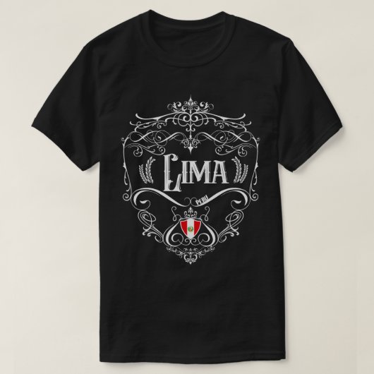 T-shirt Lima Conception Vintage 1 (Design devant)