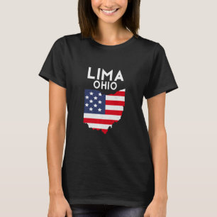 T-shirt Lima Ohio USA State America Travel Ohioan Premium