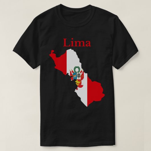 T-shirt Lima, Pérou (Design devant)
