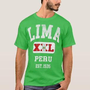 T-shirt Lima Pérou XXL Design sportif 1
