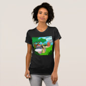 T-shirt Limace Agent de la Circulation Drôle (Devant entier)