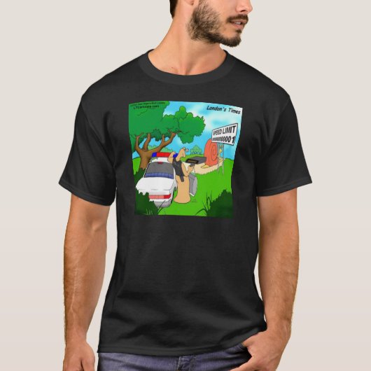 T-shirt Limace Agent de la Circulation Drôle (Devant)