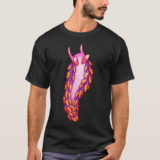 T-shirt Limace de mer arc-en-ciel (Devant)