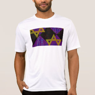 T-shirt L'image à thème Hanukkah de SlipperyJoe's jaune do