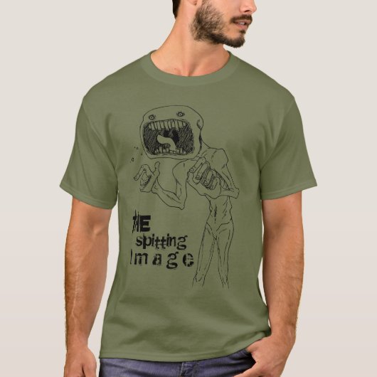 T-shirt L'image crachante (Devant)