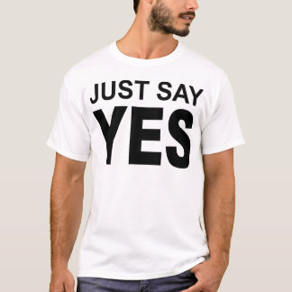 T-shirt l'image indiquent juste oui