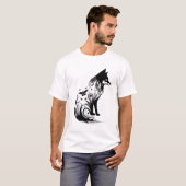 T-shirt l'imagination du loup (Devant entier)