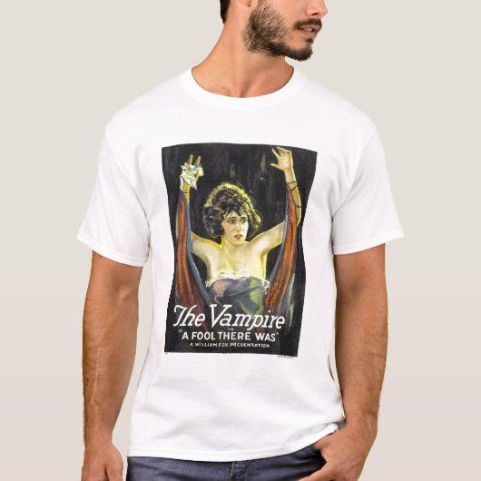 T-shirt L'imbécile de Theda Bara là avait 1922 ans (Devant)
