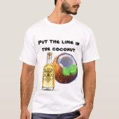 T-Shirt Lime dans la noix de coco (Devant)