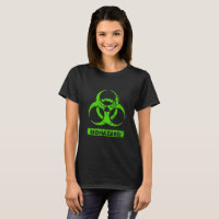 Lime Vert Néon Produits Chimiques Bio-Hazard Graph