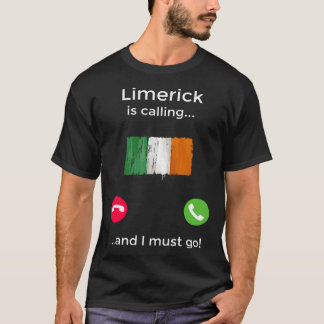 T-shirt Limerick Appelle Et Je Dois Aller En Irlande