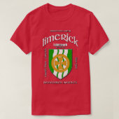 T-shirt Limerick Irlande Irish Crest Armoiries (Design devant)