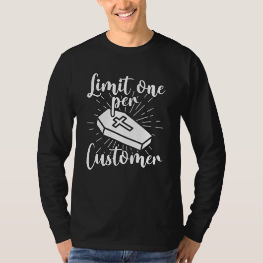 T-shirt Limite 1 par panier client Mortician (Devant)