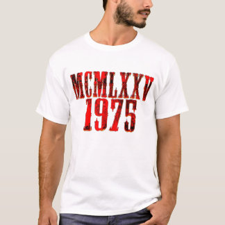 T-shirt Limited Edition 1975 Birthday 50 year