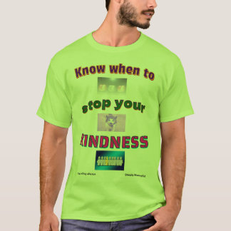 T-shirt "Limites de gentillesse"