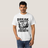 T-shirt Limites de rupture force de construction | Motivat (Devant entier)