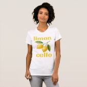 t-shirt limon cello pour femmes et hommes (Devant entier)