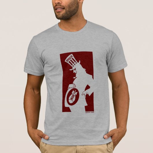 T-shirt L'impérialisme américain (Devant)
