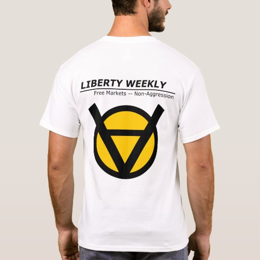 T-shirt L'imposition hebdomadaire de liberté officielle (Dos)