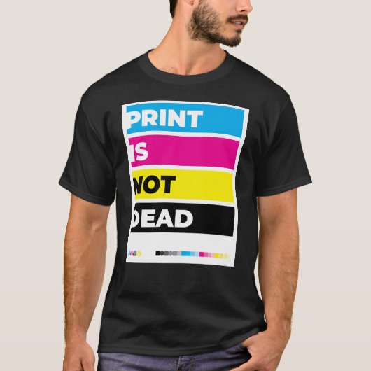 T-shirt "L'impression n'est pas morte" (Devant)