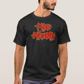 T-shirt L'inceste - noir/rouge