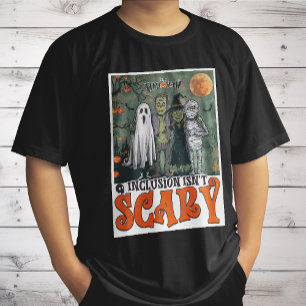 T-shirt L'inclusion n'est pas effrayant Halloween caractèr