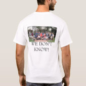 T-shirt Lincoln à Gettysburg, classe 09 (Dos)