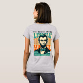 T-shirt Lincoln à la présidence - 1860 (Dos entier)