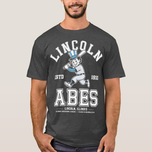 T-shirt Lincoln Abes - Illinois (Devant)