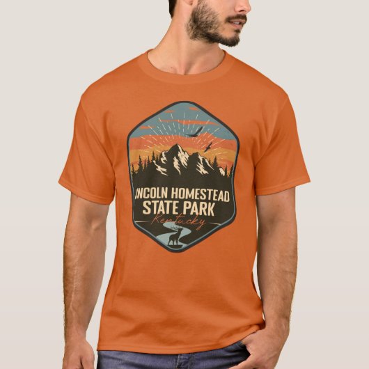 T-shirt Lincoln Homestead State Park Kentucky KY Retro Sou (Devant)